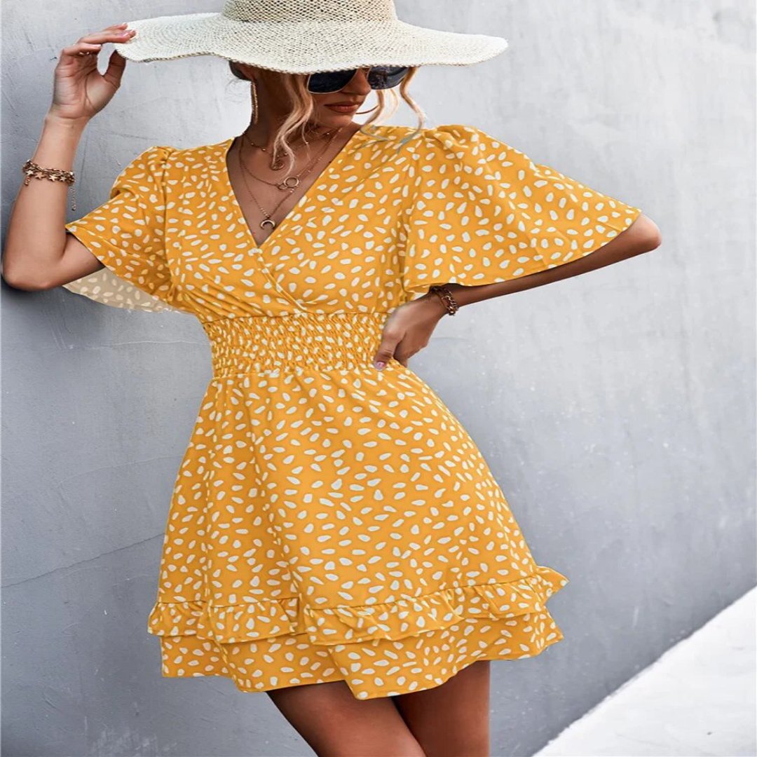 vestido feminino, vestido amarelo